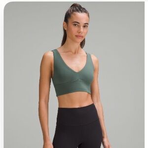 lululemon athletica Align V-Neck Bra in Dark Forest - Light Support